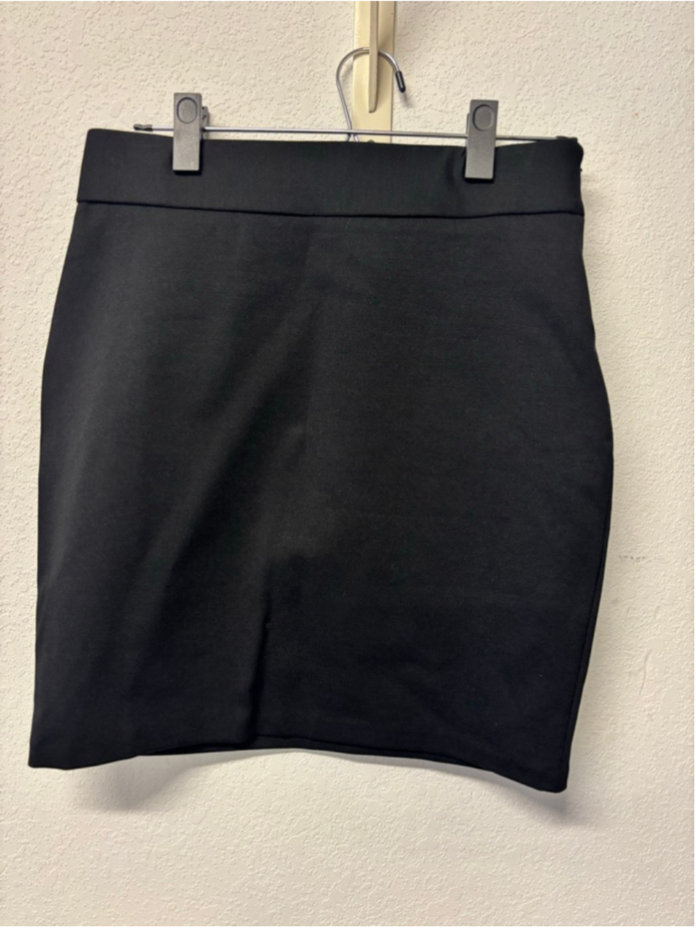 INC International Concepts Bodycon Black Mini Skirt Size 4 NWT